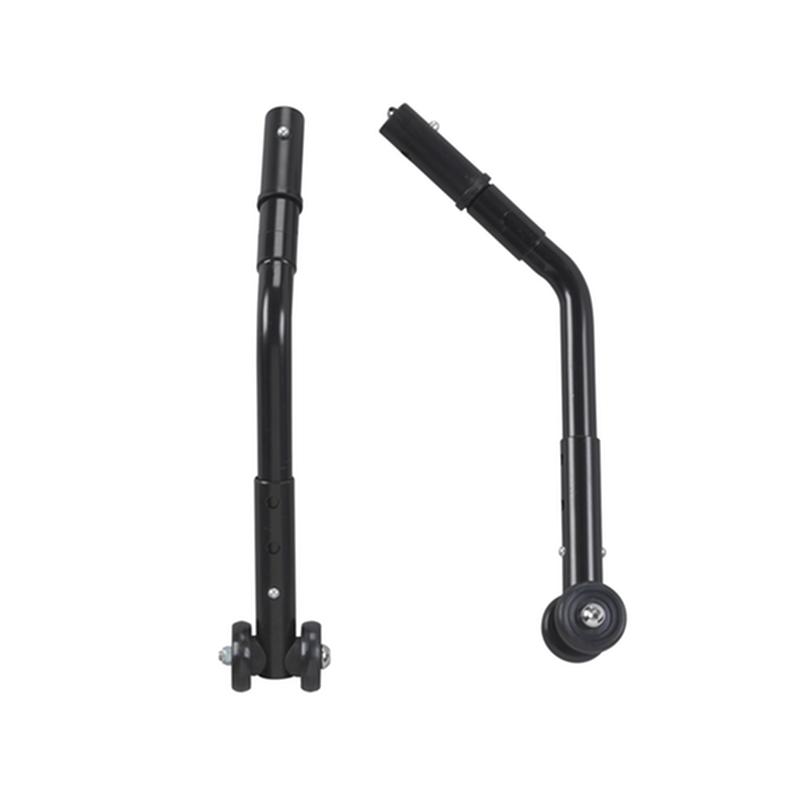 Adjustable Universal Wheelchair Anti Tipper With Wheels, Black * Drive Medical Item Surcharge Included…
