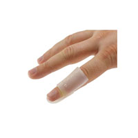Stax Finger Splint Size 2 Mallet Finger Open-Tip Clear Plastic Non-Sterile Latex-Free