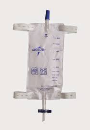 Leg Bag W/ Comfort Straps, 19oz, Sterile