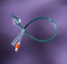 Silvertouch 100% Silicone 2-Way Foley Catheter, 18fr 30cc