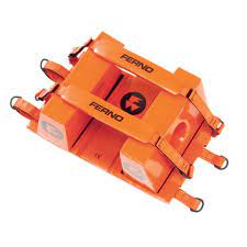 Universal Head Immobilizer Orange 10" X 15 7/8" X 6" W/ 2 Straps