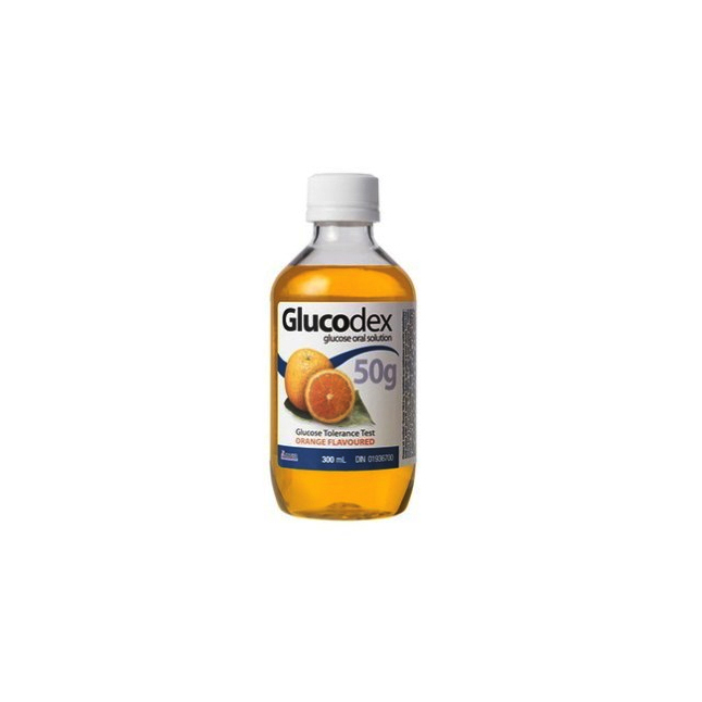 Glucodex 50g Glucose Oral Liquid Solution Orange 300ml