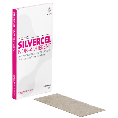 Silvercel Non-Adherent Hydro-Alginate Antimicrobial Dressing With Silver 10cm X 20cm