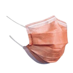 40/Bx Procedure Face Mask, Fluid Shield, Fog Free, Soft Lining Orange Without Splashguard