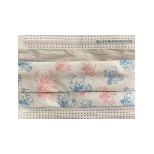 Face Mask Child (4-12) With Earloop, Teddy Bear