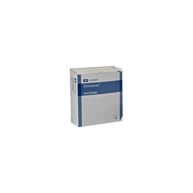 Dermacea Gauze Sponge. 4 X 4", 8 Ply, Sterile