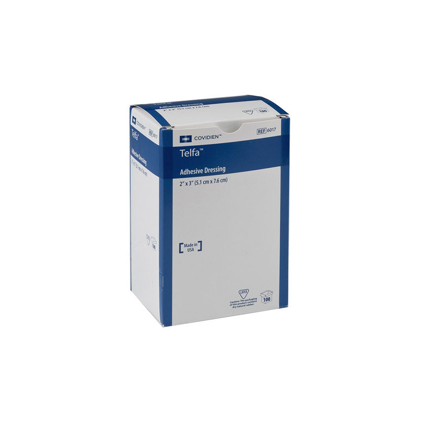 Telfa Ouchless Adhesive Dressing, 2in X 3in