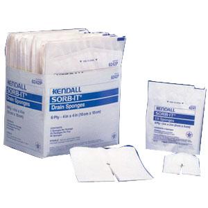 Sorb-It Drain And I.V. Sponges. 6-Ply, 2x2"