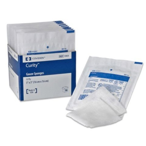 Curity Gauze Premium Woven Sponge 8-Ply (4"X4") Sterile Latex-Free