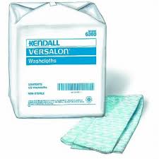 Versalon Blue Washcloth, 9.5" X 13.25"