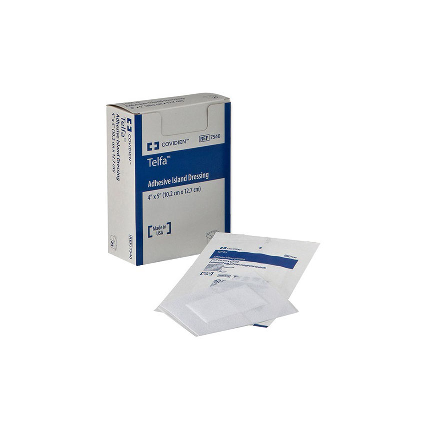 Telfa Island Dressing,Adhesive,Sterile (3.75" X 2" )