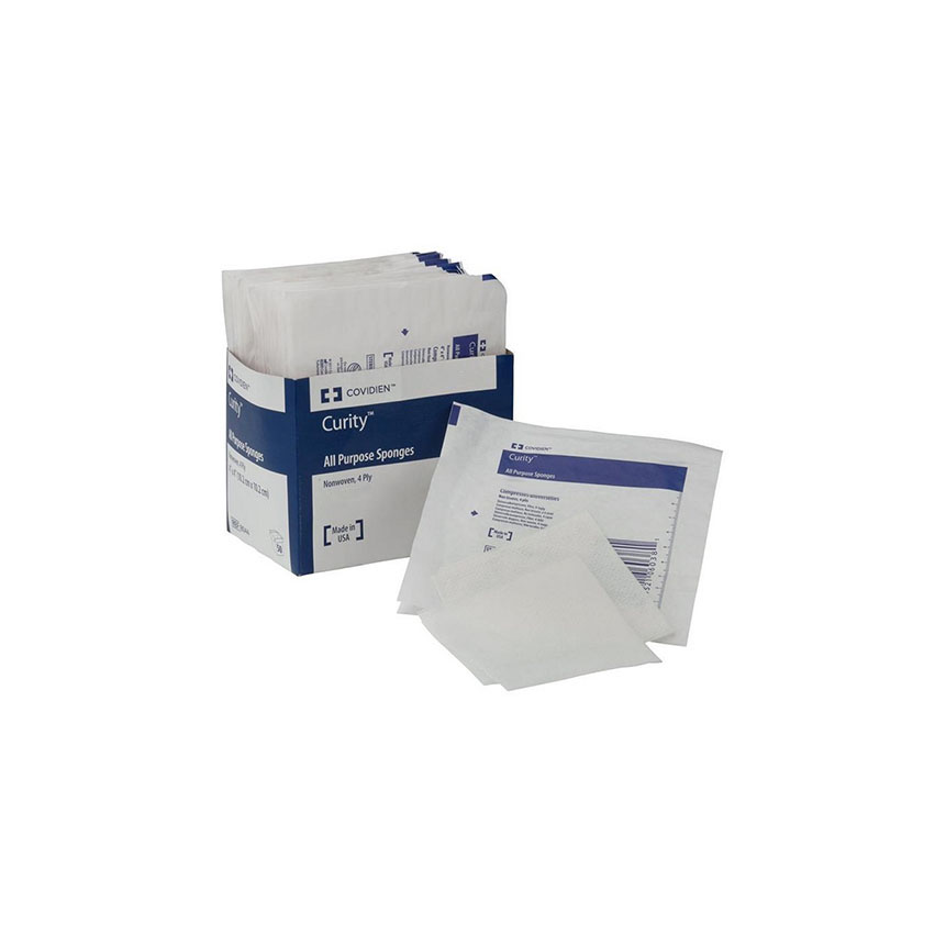 Versalon Nonwoven All-Purpose Sponges, 4in X 4in, 4 Ply