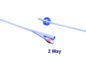 Dover 100% Silicone 2-Way Foley Catheter, 26fr 30cc