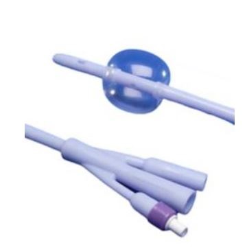 Dover 100% Silicone Foley Catheter, 30cc, 3-Way, 20fr