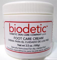 Biodetic Diabetic Foot Cream 100g Jar