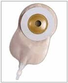 Ultralite 1-Piece Urostomy Pouch W/ Aquatack, Deep Covex, Transparent