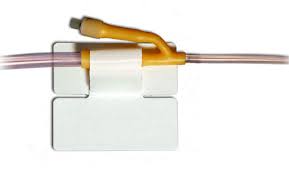 Cath-Secure Multi-Purpose Tube Holder 2 1/2in Wrap Tab, 3in X 1 3/4in W Base