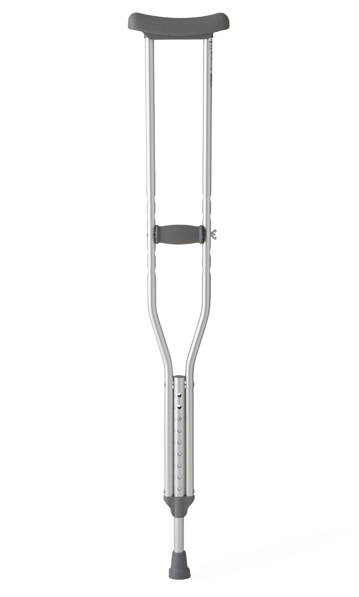 Pair/1 Crutches, Medium Adult, 5'2 To 5'10