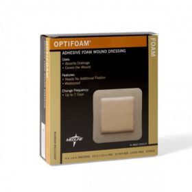 Optifoam Adhesive Foam Dressing 10cm X 10cm