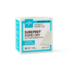 Sureprep No-Sting Rapid Dry Skin Protectant Wipes