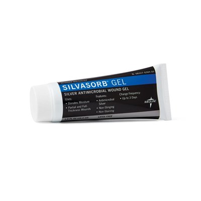 Medline Silvasorb Antimicrobial Wound Gel W/Silver 1.5oz Tube