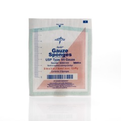(Pk/2) Gauze Sponge 3" X 3" 12-Ply Sterile