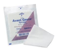 Avant Gauze Sponge, 4in X 4in, Sterile