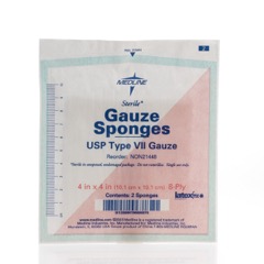 (Pk2) Sterile Gauze Sponge, 8ply, 10cm X 10cm