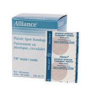 Spot Bandage 7/8" Sheer Adhesive Plastic Sterile Latex-Free