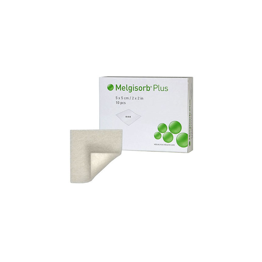 Melgisorb Plus, Highly Absorbent Calcium Alginate Dressing 5 X 5 Cm
