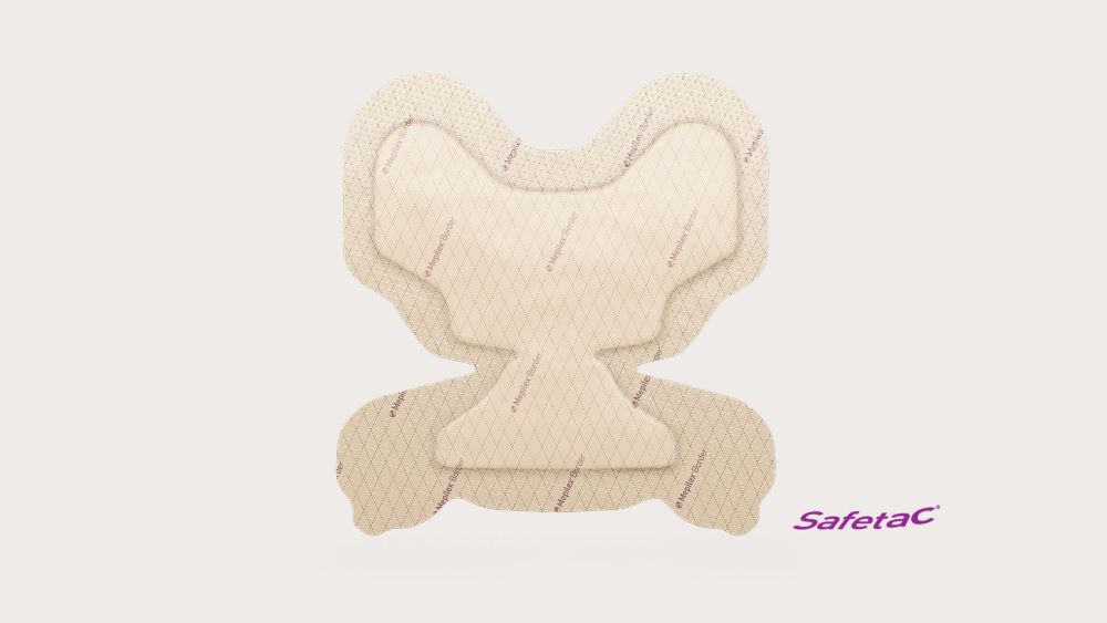 Mepilex With Border Heel Dressing, 22cm X 23cm