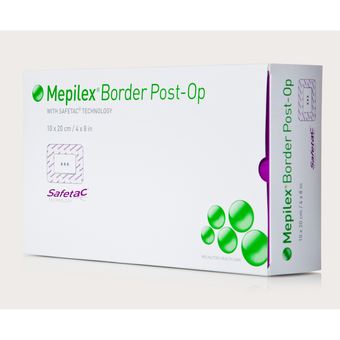 Dressing Mepilex Border Post Op, Size 9cm X 15cm