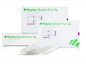 Dressing Mepilex Border Post Op, Size 10cm X 30cm