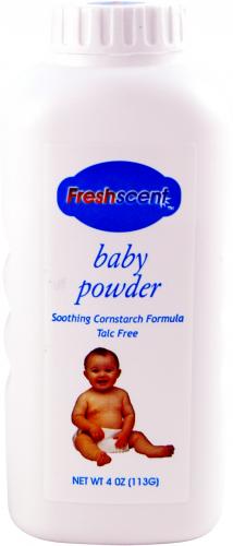 Baby Powder Corn Starch, 4oz, Talc Free
