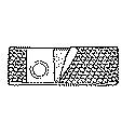 Flat Panel Cool Comfort 6" Support Belt Xl (41-47") Right Side 3 1/4" Opening 1" From Bottom Wh