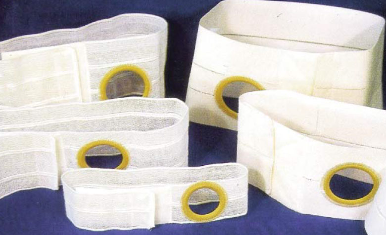 Nu Comfort Belt, 2in Width, Large, 2 5/8in Left Side Opening, Regular Elastic, Beige (Non-Retu