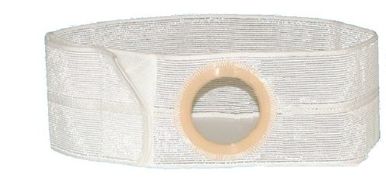 Nu-Form, Regular Elastic, 7in, X-Large, Left Side 2 3/4in Opening, Prolapse Flap, Beige