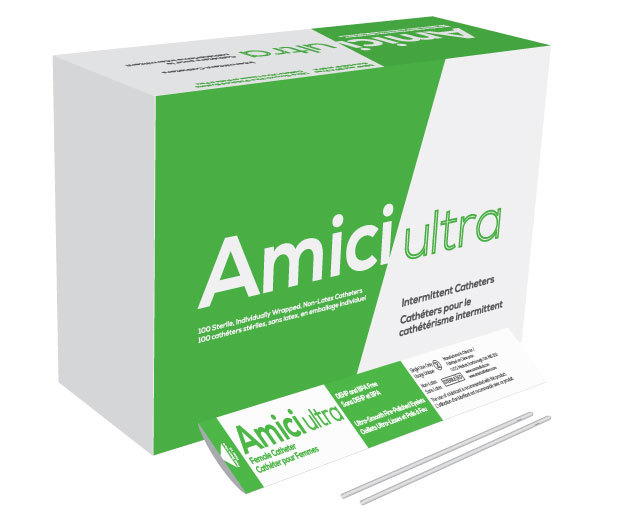 Amici Ultra Female Intermittent Catheters, Size 8fr 7in
