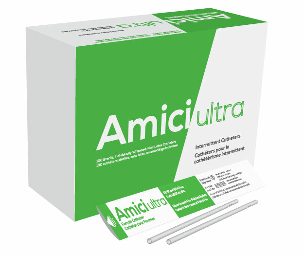Amici Ultra Female Intermittent Catheters, Size 16fr 7in