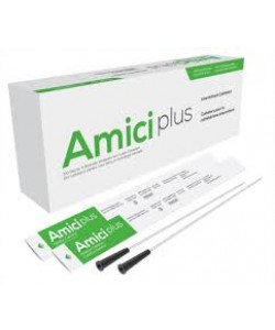Amici Ultra Male Tiemann Intermittent Catheters, Size 10fr 16in