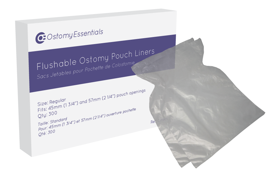 Flushable Pouch Liners, Opening Up To 57mm, Size 14.5cm X 20.5cm