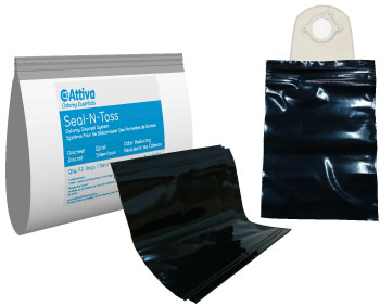 Seal And Toss Ostomy Disposal System 11" W X 8" L