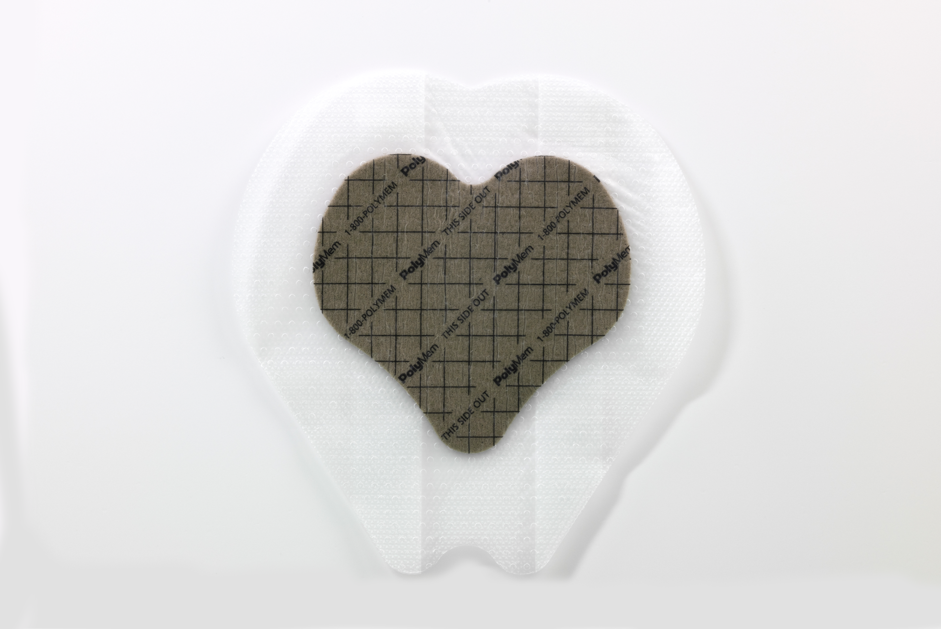 Case Of 4 (5 Per Box) Polymem Silver Sacral Border Dressing