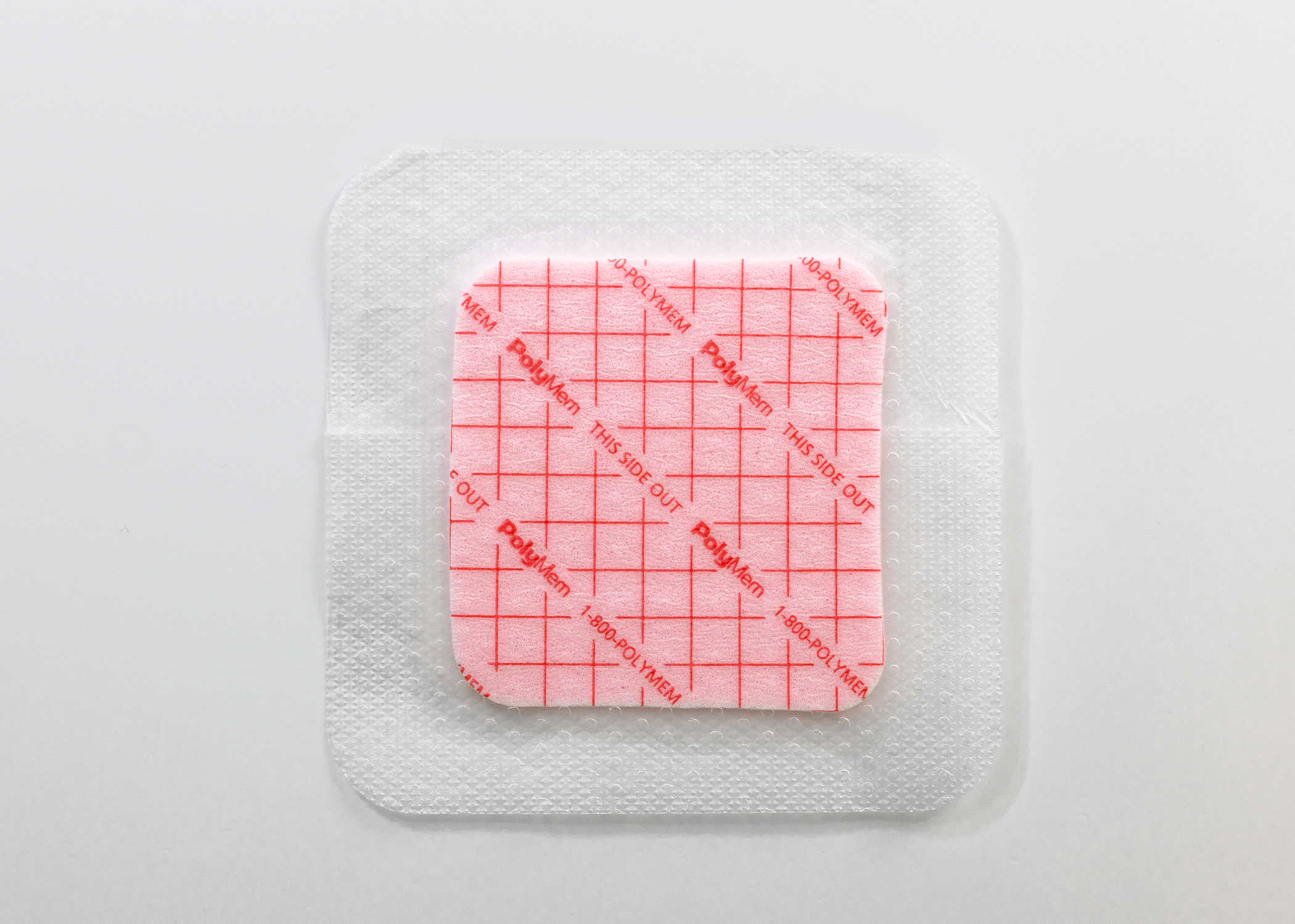 Case Of 2 (15 Per Box) Polymem Silicone Border #6 Square 5.2” X 5.2” Adhesive Dressing