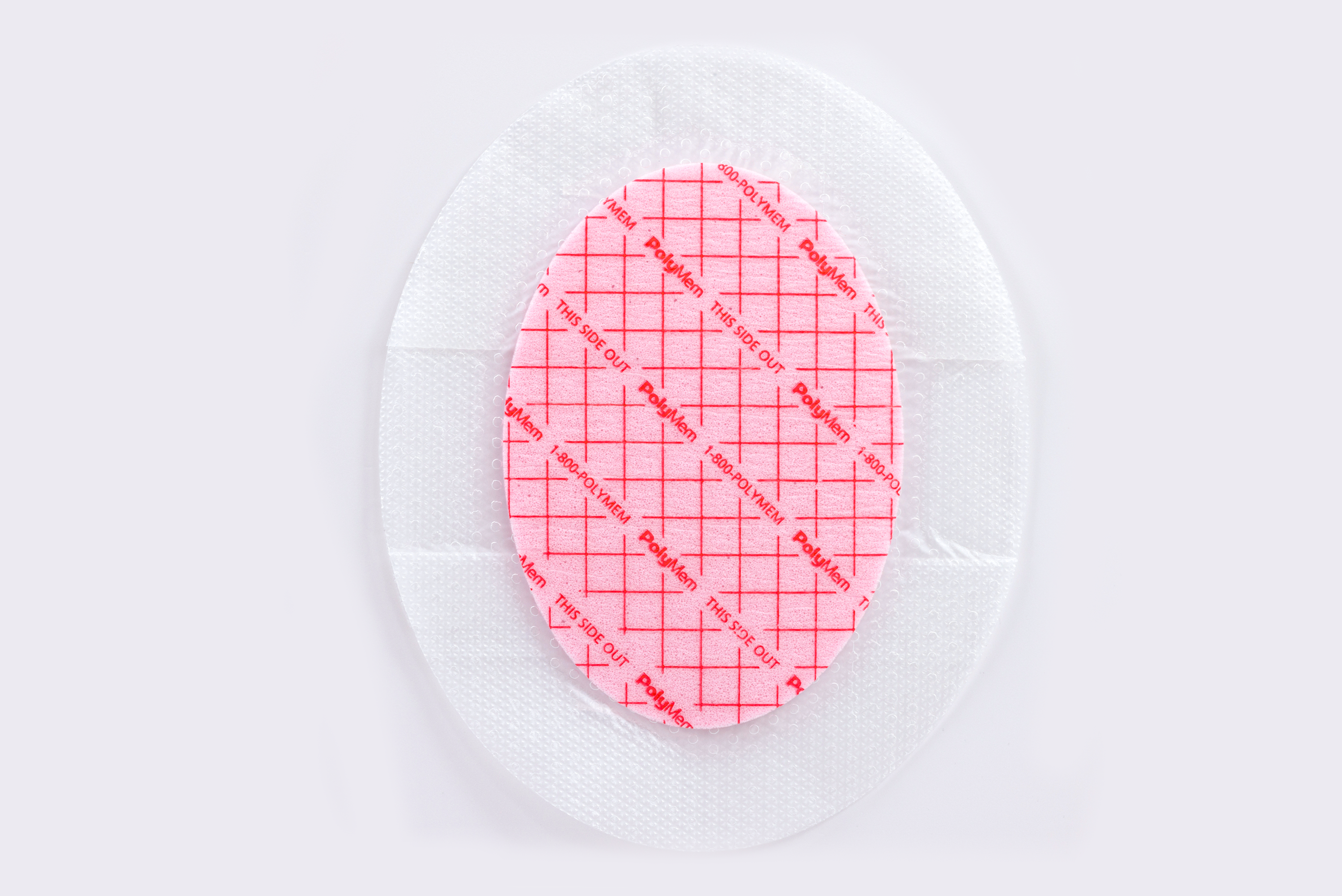 Case Of 4 (5 Per Box) Polymem #8 Silicone Border Dressing