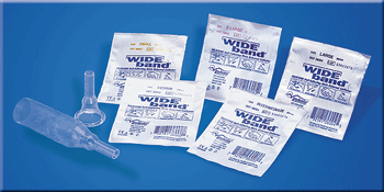 Wide Band Self-Adhering Male External Catheter Silicone Small 25mm Latex-Free