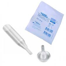 Silicone Self-Adhering External Catheter, Wide Band, Size Small 25mm