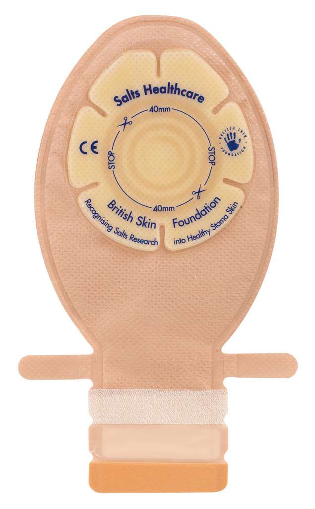 Confidence Comfort Neonatal W/ Flexifit 1-Pc Transparent Drainable Pouch Cut-To-Fit 8-40mm W/