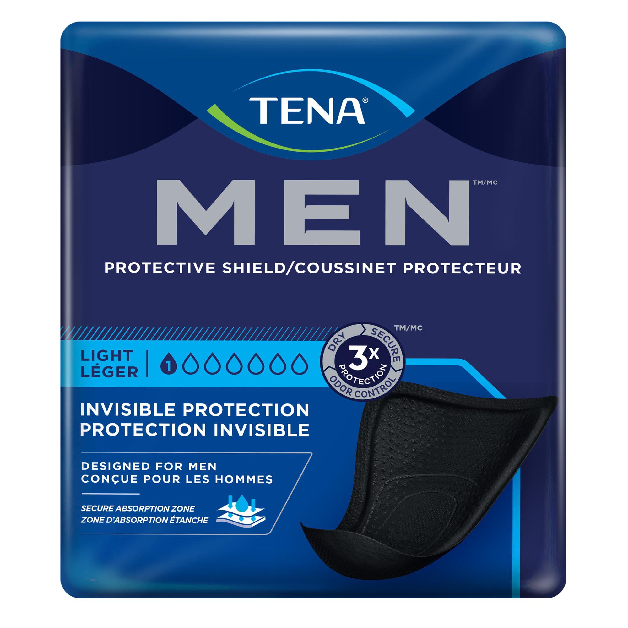 Tena Men Light Shield - Black
