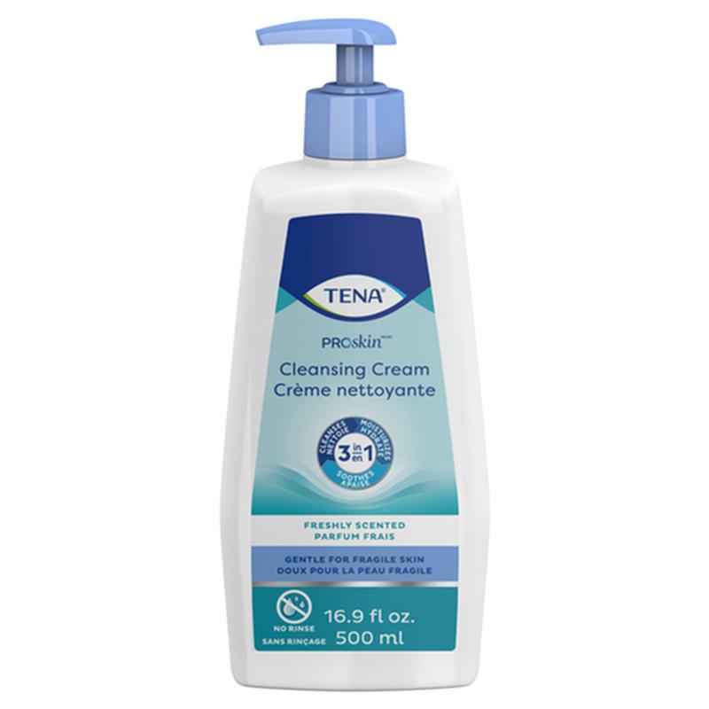 Tena Proskin Cleansing 3 In 1 Cream, 500ml, Pump Heavy Item